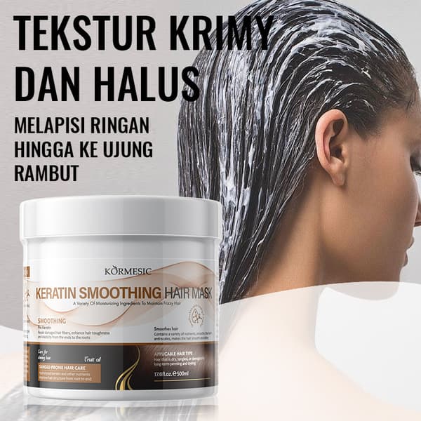 Keratin Glatt Hårmaske Behandling