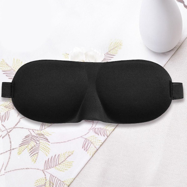 3D Reseögonmask Sovmask Vadderad Skugga Skydd Vila Avslappning Sovbindel Z1O0 gray one-size