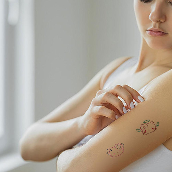 Cinnamoroll Temporär Tatuering ▲ζ W7A5 H9U4 F4O2 W2V7 24pcs 1set