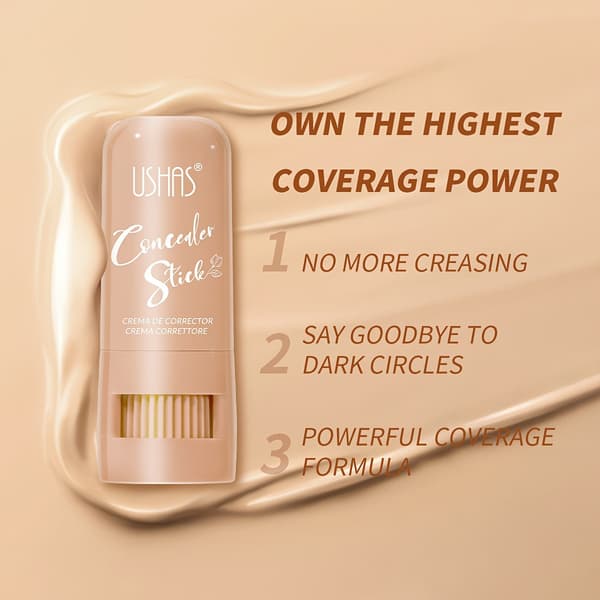 Solid Concealer Highlighter Stick Makeup - Kompakt och bärbar konturering och ljusning FS458