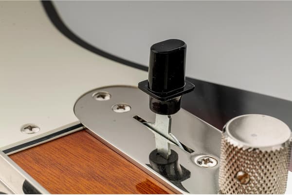 Professionella tumtopp gitarr switch knoppar för Telecaster USA, svart (2 stycken)