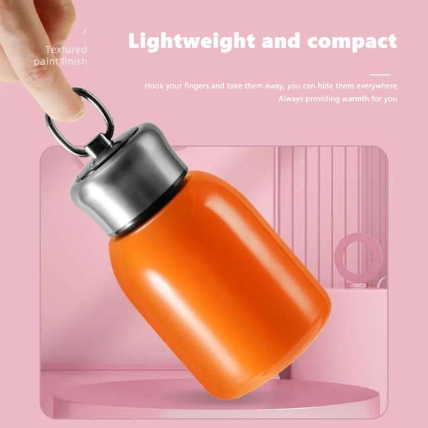 Mini Söt Vakuum Termosmugg Kompakt 304 Stål Rostfritt Med Portabel Stor Mage Design Vatten K6o4 red onesize