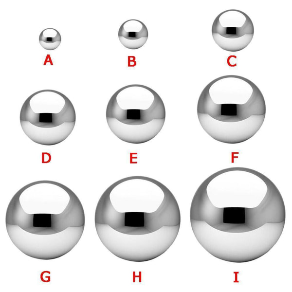 GONGZUO Trädgårdsboll, Rostfritt Stål Boll för Hemmet silverI One-size