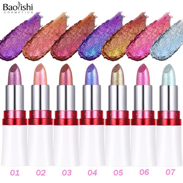 Kameleon Lipgloss - Perlefarveskiftende Guld Flash Læbestift #1
