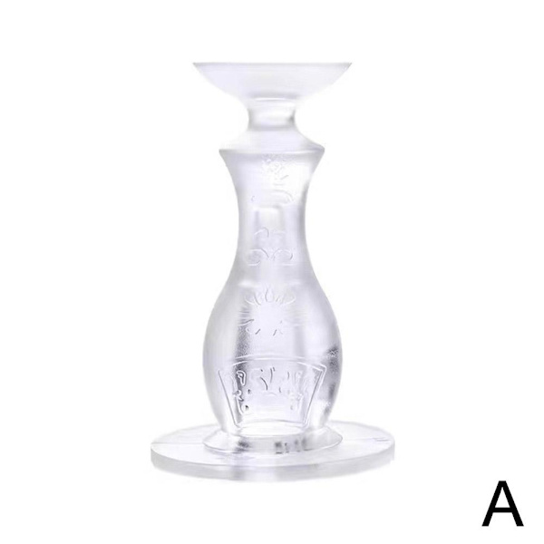 Självhäftande dörrstopp i silikon, dämpande, dörrsugpropp, dörrhållare ❀ transparent 1pcs