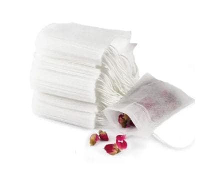 Tomme teposer for løs te - teposer 100 stk -
