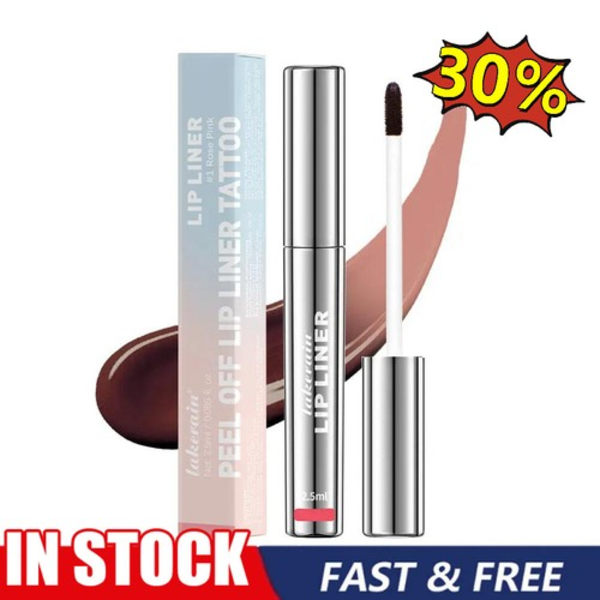 Läppenna Stay-N - Peel-off Läppenna Tattoo, Läppfärg Peel Off Långvarig UK- #3 Brow 1pcs