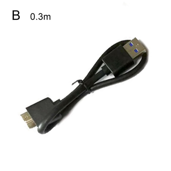 USB 3.0 AM-hane till Micro B-kabel Supersnabb Adapterkabel för Ex BLACKD 0.5M