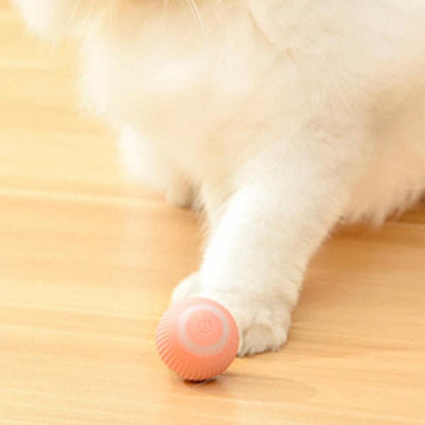 Smarta katt-leksaker Automatisk rullande boll Elektriska katt-leksaker Träning  blue 1pcs