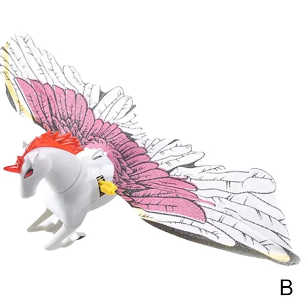 Simuleringsfågel Interaktiva Kattleksaker Elektrisk Hängande Örn Flygande parrot one-size