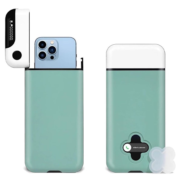 Smarttelefon Låslåda med Timer, Bärbar Tidlås Låda för iPhone  green one
