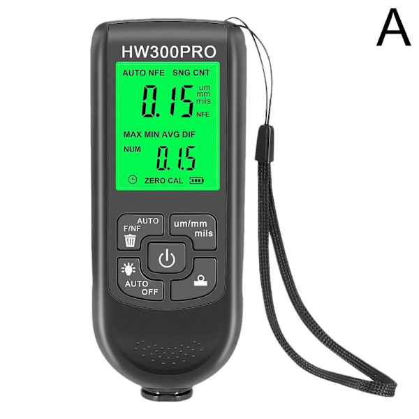 HW-300PRO Automatisk tjockleksmätare Digital bilfärgstestare A 1pcs