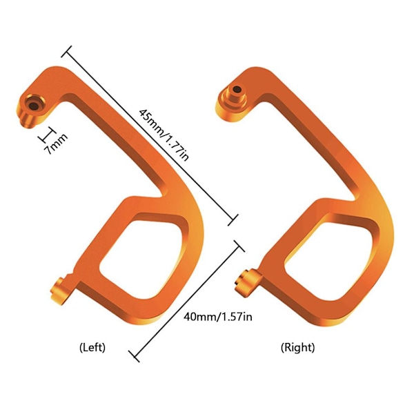 Gimbal-stötfångare i aluminiumlegering för dji Avata 2 Drone Anti-Collision Protector Fast Black 1pcs