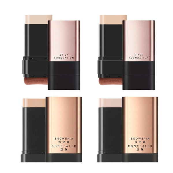 Foundation Stick Eraser Vattentät Långvarig Concealer Stick Natural color with brush head 20g