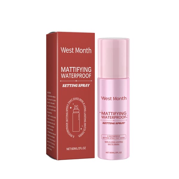 Langvarig Mat Finish Setting Spray til Fedtet Hud - 60ml