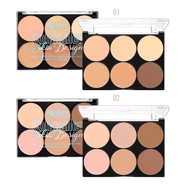 Vanntett, Langvarig Concealer- og Konturpalett #1