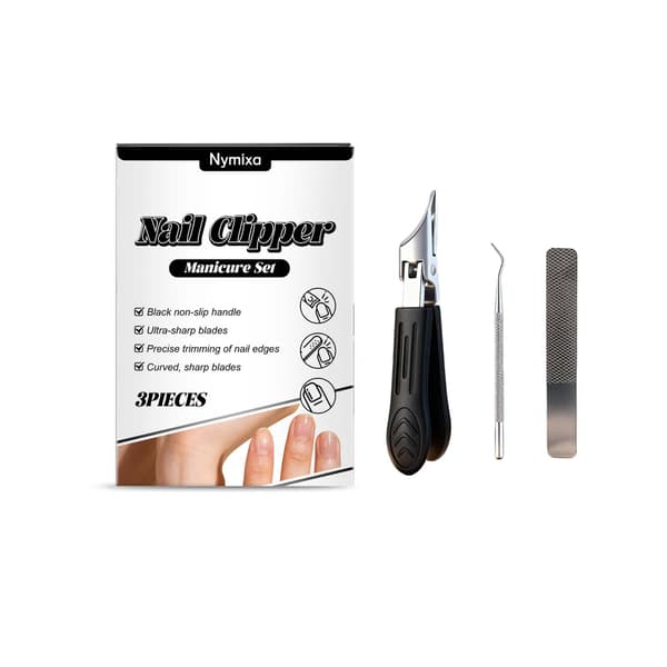 Bærbart negleklippersæt til nem manicure, passer perfekt til negle