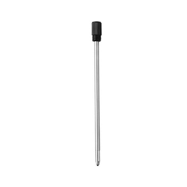 10 st kulspetspennrefill, utbytbara bläckpennarefill, metallbal black one-size 10pcs