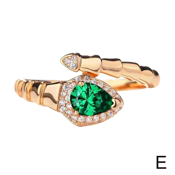 Orm Drop Ring Dam Mode Vattenring Fri Storlek Mångsidig Ri Green 1pcs