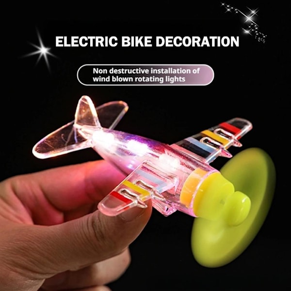 Elektrisk Cykel Dekorationer Flygplan Z8T7 Blue One size