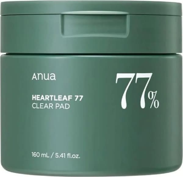 Heartleaf 77% toner pads transparenta pads 160 ml