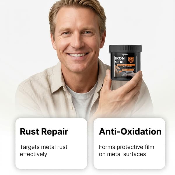 Rustfjernende maling til metal- og ståloverflader: Opløser, renser og renoverer rust; Multifunktionel rengøring og rustfjernelse