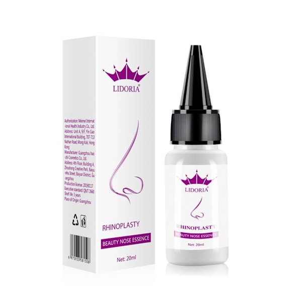 20ml Lidoria Näsa Lyft Upp Essentiell Näsa Ben Mindre Tunn Vård Omformning Massage Näsa essens
