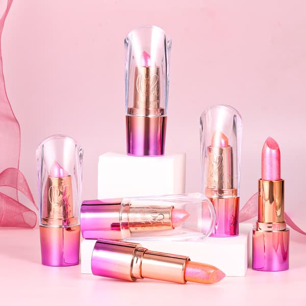 Glimrende Stjernelys Læbestift med Guldglimmer Glans💄✨ #6
