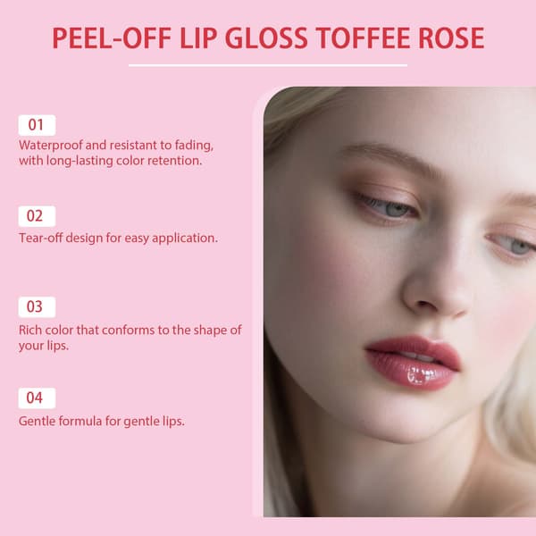 Læbeforstørrende Farve - Lys Blomme - 4ml Glansfuld Læbebehandling bright plum 4ml