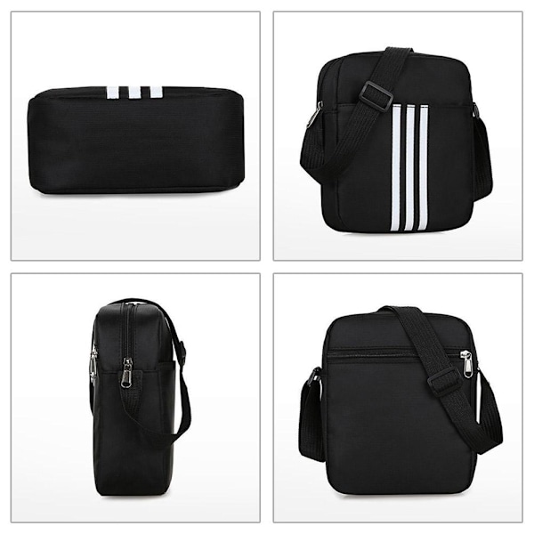 Messenger Bag Canvas Väska Herr Oxford Tyg Axelväska Enkel Axelväska Herr Passar För P0c6 D One size