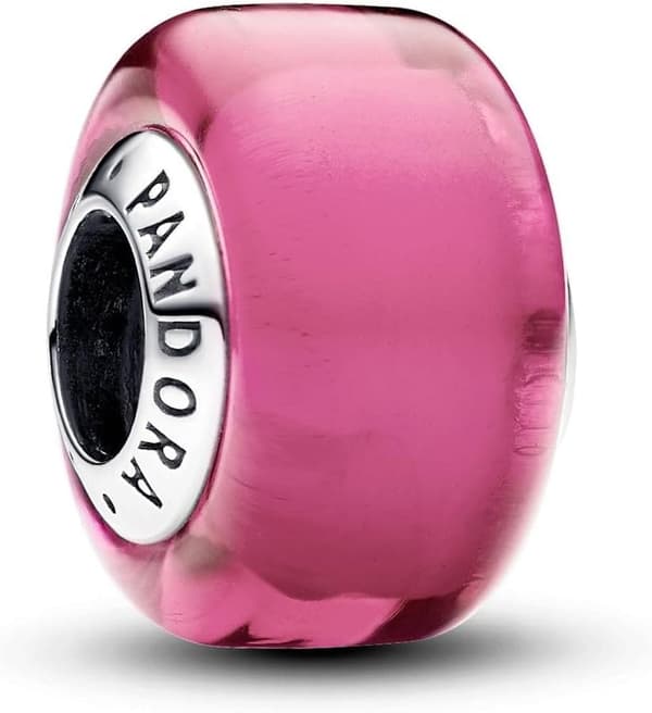 PANDORA 27.04 Pink Hjerte Krystal Charm