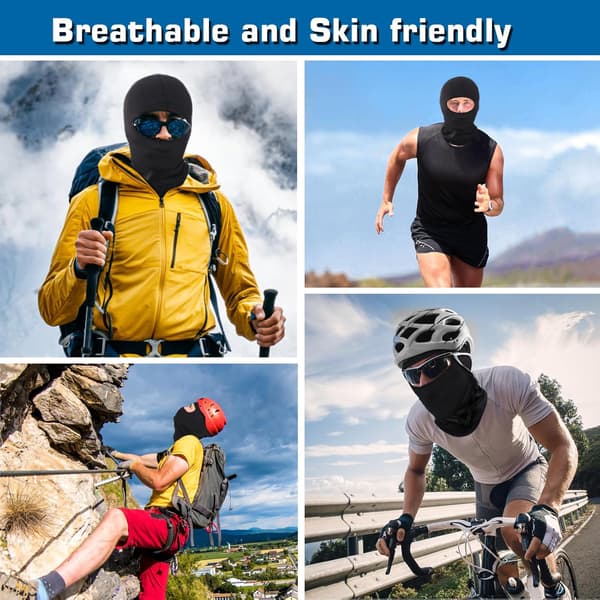 6-pack balaklava skidmask för män/kvinnor, heltäckande ansikte