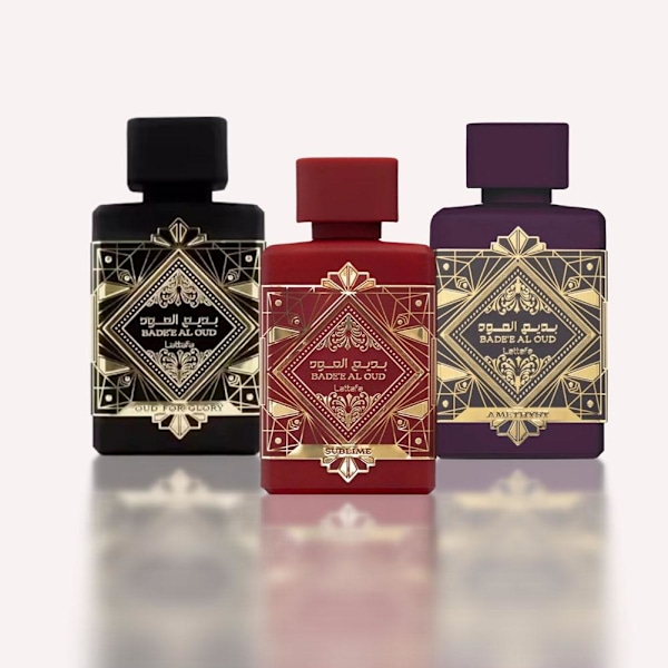 Bade'e Al Oud for Glory av Lattafa 100ml EDP Spray - Fri Expressfrakt Badee black 1pcs