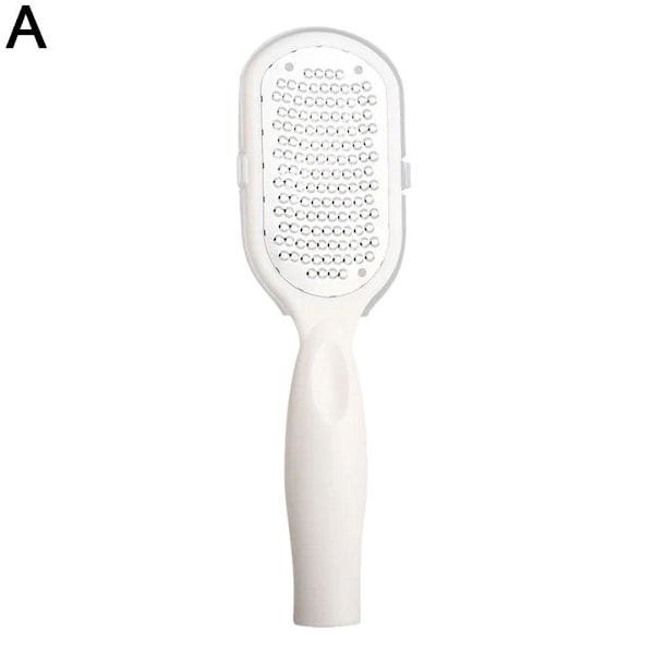 Fotfil Rasp Callus Remover Skrapa Hård Död Hud Skrubb Pe white 1pcs