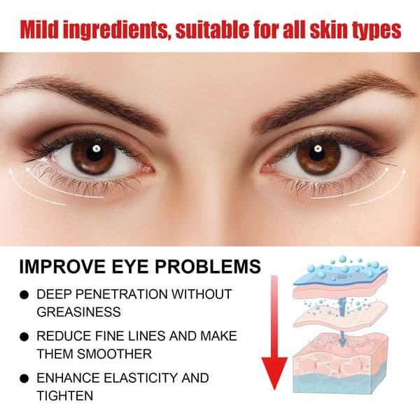 Retinol øyekrem for fine linjer og rynker - 3g