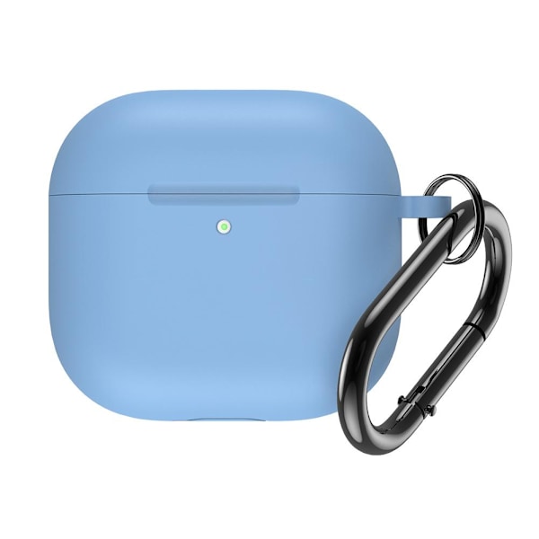 för AirPods4 Skyddsfodral Enfärgat skyddsfodral i ett stycke Silikon från H0H3 light blue for airpods 4