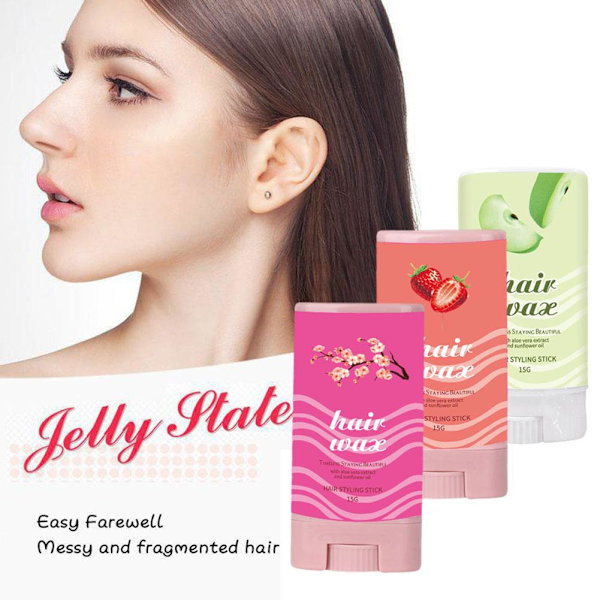 Choppy Bangs Hårstyling Gel Stick För Enkel Hårstyling Stark Med Hållfasthet T6P0 U8I4 B7M7 cherry blossom 15g