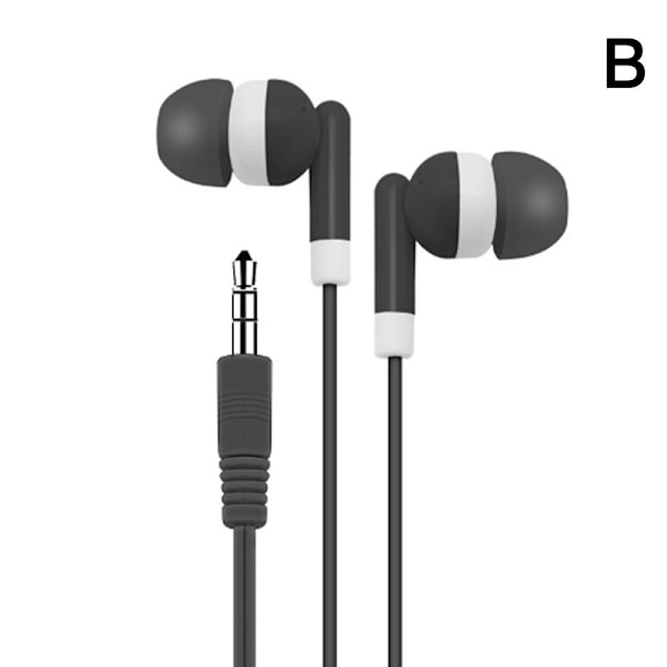 Hörlurar Trådbundna Hörlurar In Ear Hög Definition Djup Bas 3,5 m black one-size