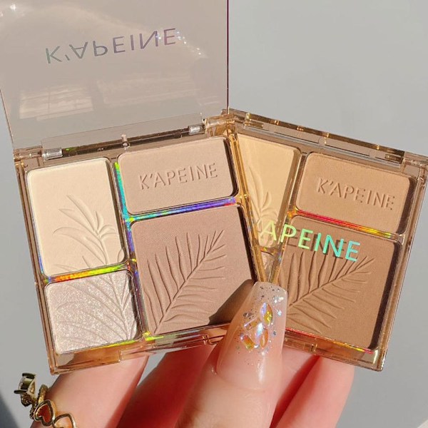 Kontureringspalett Highlight Konturering Allt-i-ett-palett Z0X1 tree shadow color 1.3g