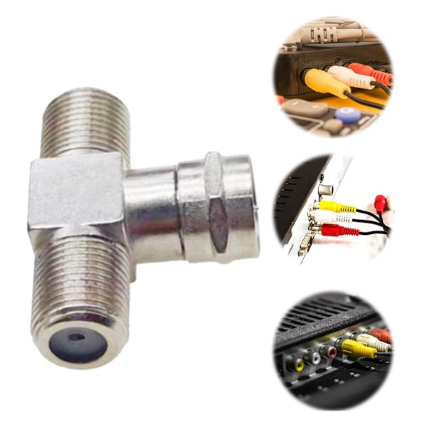 Koaxialkabelsplitter, TV-splitter 2 In 1 Ut 2-pack F Hona HotGood Typ G3C5