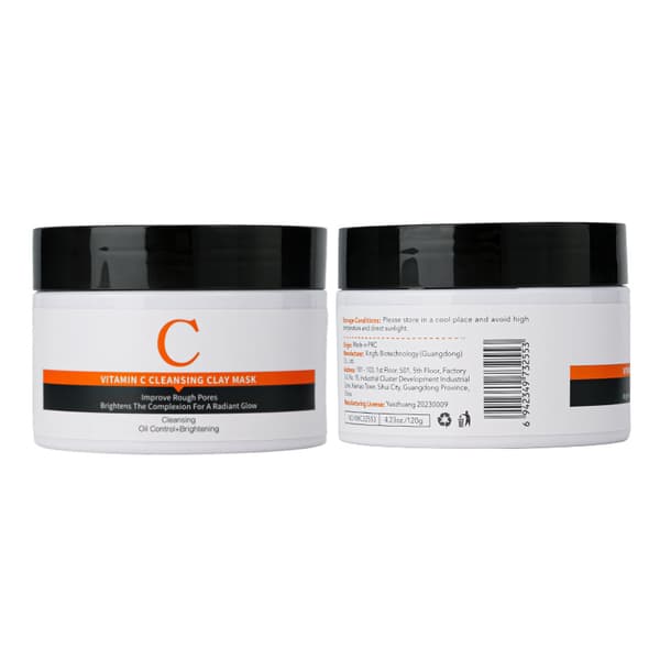 Ler Fuld C-vitamin Rensende Mudder Maske til Dybderensning