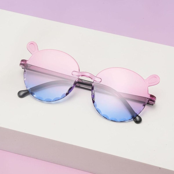 Barnsolglasögon Klassiska Shades för Barn Mode Glasögon Pojkar H Black One size