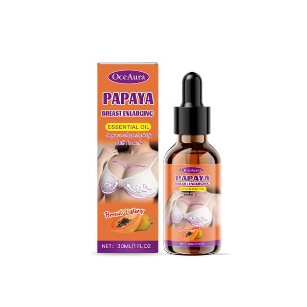 Papaya Brystforstørrende Olie
