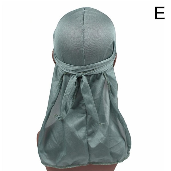 1 st Du-rag för män, Bandana, Sport Du Rag Scarf, Huvudbandana grey onesize