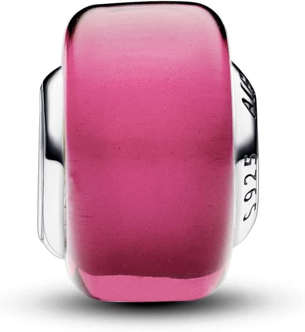 PANDORA 27.04 Pink Hjerte Krystal Charm