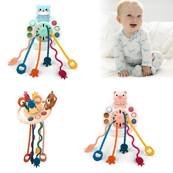 Baby Finger Snacks Barnutveckling Montessori Leksaker Pedagogiska Sensoriska Leksaker Pussel J3u3 brown one-size
