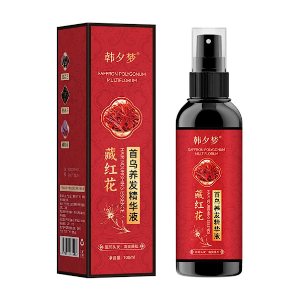 100% naturlig Saffran Svart Ganoderma Polygonum Multiflorum Hår A 1pcs