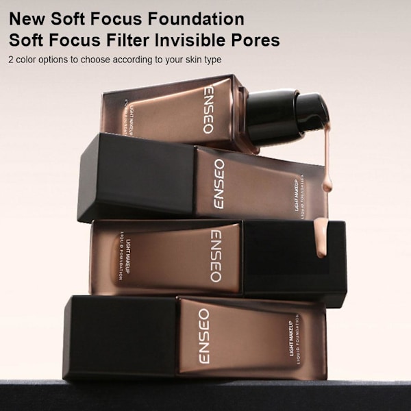 Flytande Foundation Lättviktig Soft-coke Vattentät Flytande Founda ivory white 30ml