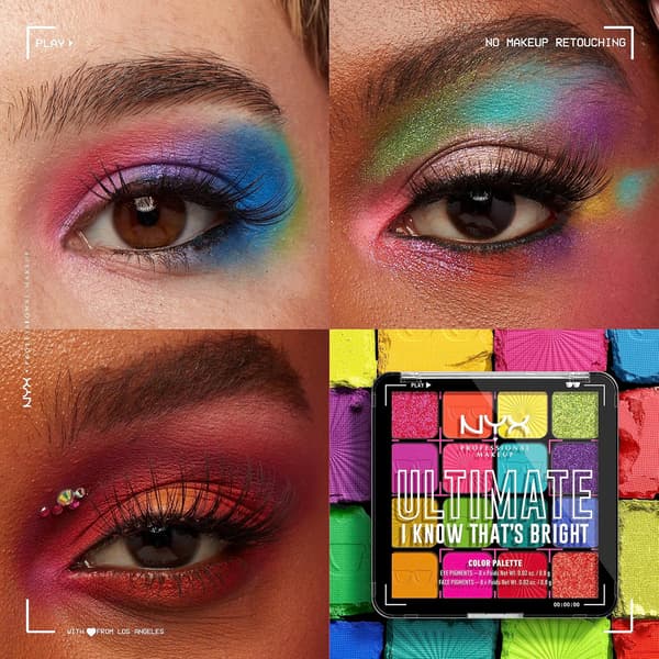PROFESSIONELL MAKEUP, Ultimate Shadow Palette, Ögonskuggspalett - I Know That's Bright