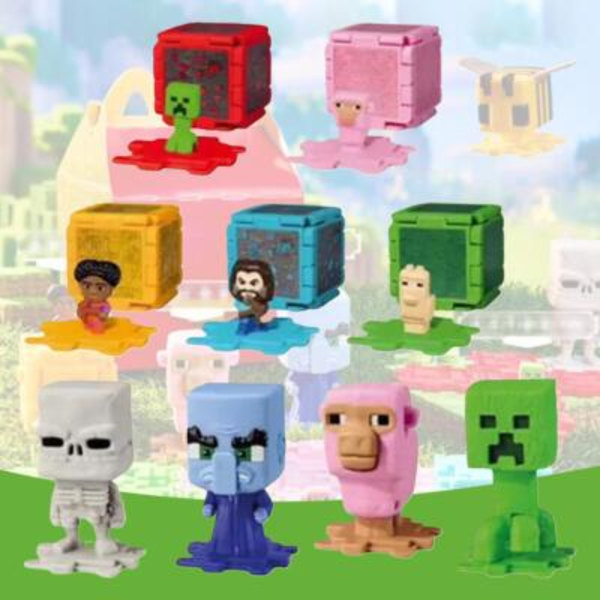 Happy Toy 2025 Film Blockhead Leksaker - Diverse☆ red cube 1pcs